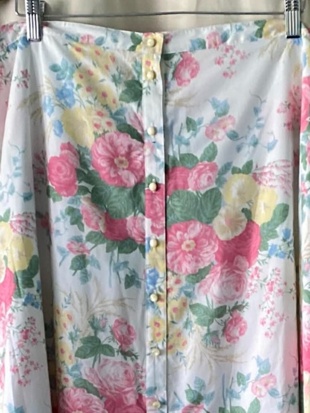 Lauren Ralph Lauren Floral Button Front Skirt 20W NWT Cottagecore Spring